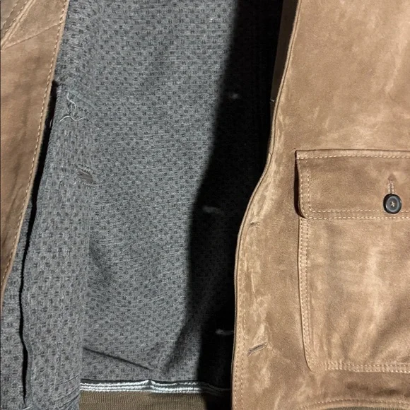 D'amico Fodera Men's Jacket Size 50 100% pelle cuir leather